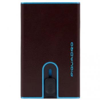Piquadro Men's Dark Brown Credit Card Holder