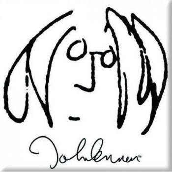 Magnet Frigo John Lennon Portrait Blanc et Noir
