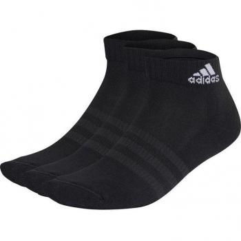 Adidas Cushioned Sportswear Ankle Socks 3-Pack Black/White, Size 46-48 Unisex