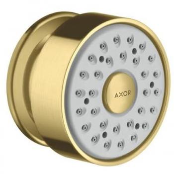 Hansgrohe Axor Seitenbrause 28464950, runde Rosette, schwenkbar, 1jet, brushed brass