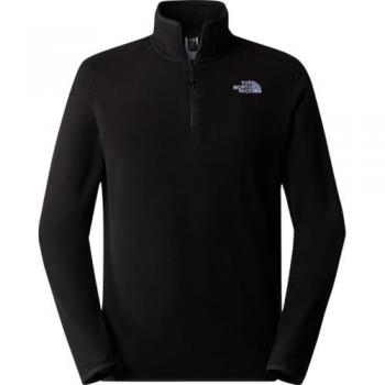The North Face 100 Glacier Fleece Sweatshirt 1/4 Zip Schwarz XS