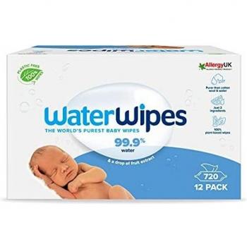 WaterWipes 99.9% Water Based Wipes, 720 Count