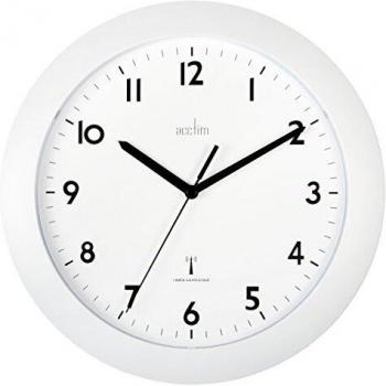 Acctim Cadiz RC Wall Clock 25.5cm White