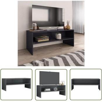 Moderner TV-Schrank Holzwerkstoff Grau