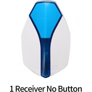 Timbre Inteligente Inalámbrico con Enchufe UE, Ahorro Energético, Sin Batería, 1/2 Botones, Receptor MKK36