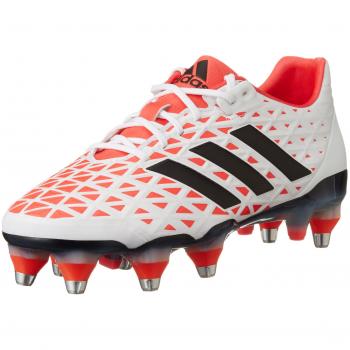 Adidas Men's Adipower Kakari SG Rugby Boots, White
