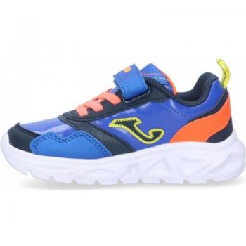 Tênis Infantil JOMA STAR JR Luzes Azul-Naranja-Fluor 2204