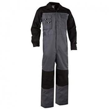Dassy Cannes Overall, 3XL, Schwarz/Zementgrau