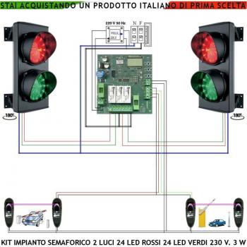 Semaforico Securvera Plus 24 Led