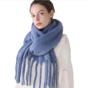 Bufanda Solid Pashmina Winterfel – Estilo Femenino