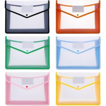 6pc A4 Document Folders for Office and School