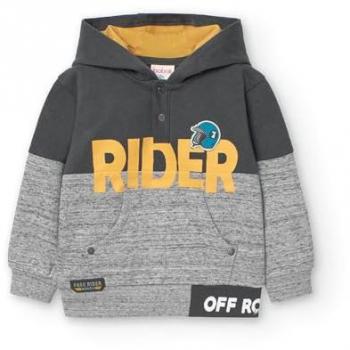 Fleece Boboli felpa a cappuccio