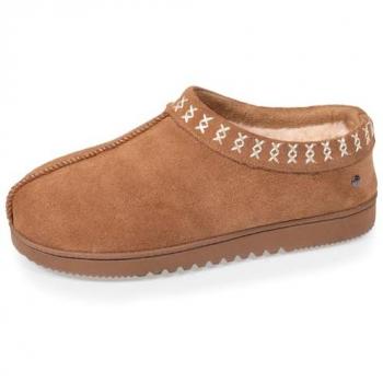 Isotoner Chaussons Semelle Confort Camel Femme
