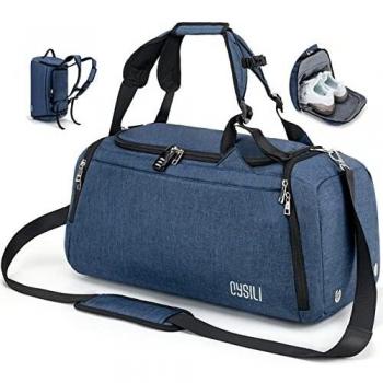 HydroGuard 42L Sports Duffle: Shoe Case, Wet Pocket, Secure Lock