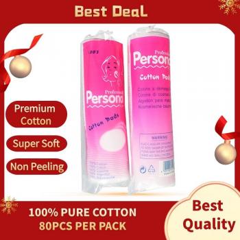 80 Disposable Cotton Facial Cleaning Pads