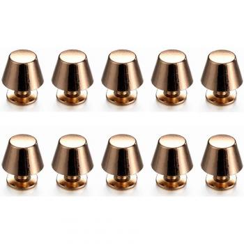 10 Sets Metal Bucket Shape Nail Studs