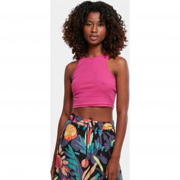 Camiseta de tirantes corta mujer lila