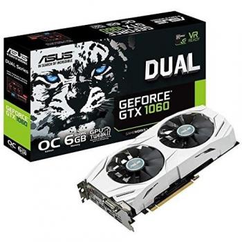 Carte graphique Asus DUALGTX1060O6G – Nvidia GeForce GTX 1060, 6 GB, 192‑bit