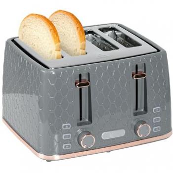 HOMCOM 1600W 4-Slice Toaster