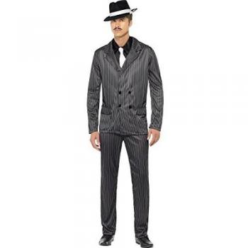 Costume da gangster con cravatta e camicia Smiffy's