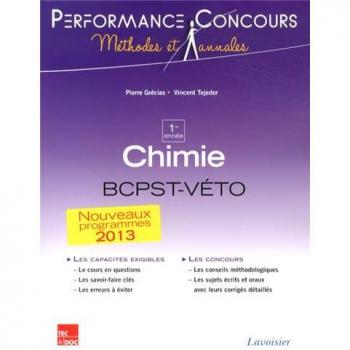 Chimie 1re Année Bcpst-Véto