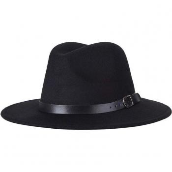Multicolor Jazz Fedora aus Wollimitat für Erwachsene