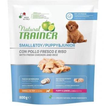 Natural Trainer Small & Toy Puppy-Junior Pollo Fresco 800g