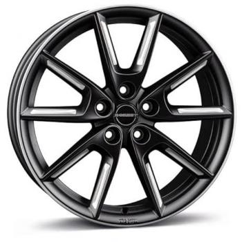 BORBET DESIGN LX Alufelge 8,0Jx18 ET40 5x114,3 schwarz matt silberne Speiche