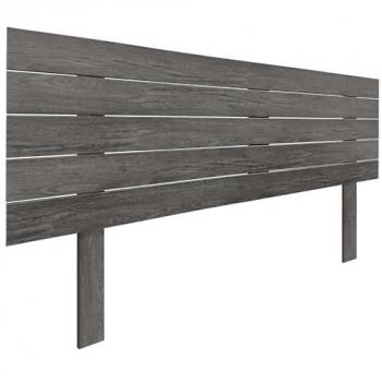 Cabecero Polipiel Liso Dhome 145 cm Marrón Claro