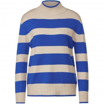 Pull col roulé rayé STREET ONE taille 38