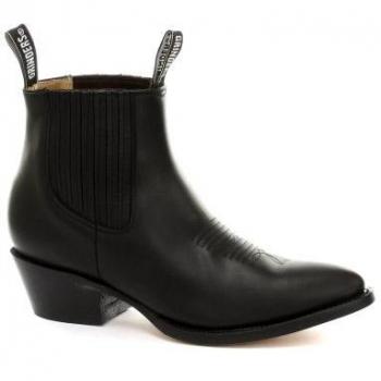 Men's Maverick Black Western Boots – UK 7