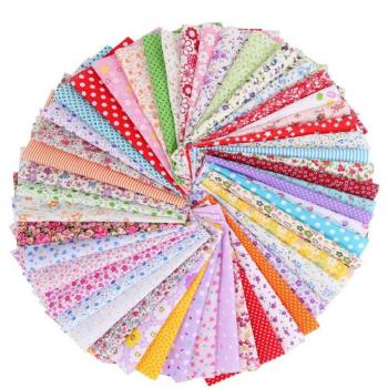 Bundle Patchwork Coton Pur – 100 Carrés