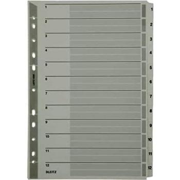 Intercalaires 1-12 Leitz en carton