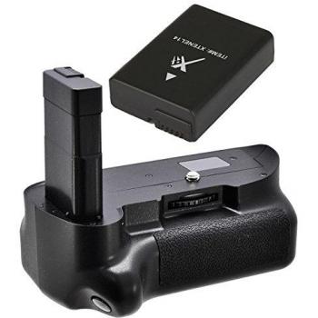 Pack Poignée d'Alimentation Grip + Batterie Li-Ion EN-EL14 Nikon D5100, D5200, D5300