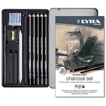 SET DIBUJO LYRA CARBONCILLO 12 PIEZAS