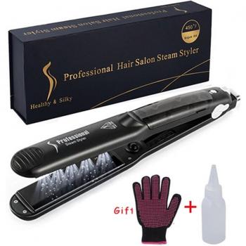 Steam Flat Iron with Four Heat Settings