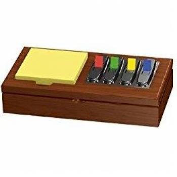 Base para notas adhesivas y banderitas separadoras de madera S-53 200x420x106mm