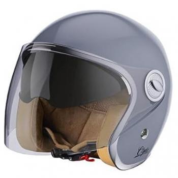 Casco Stormer Jet con acabado Gris y Nardo