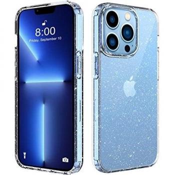 Misscat Shockproof Clear Glitter Case for iPhone 13 Pro