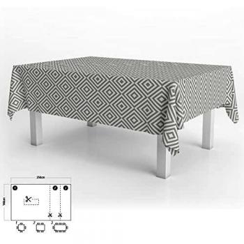 Housse de Table Rectangulaire PVC 140x250 cm Antimanchas