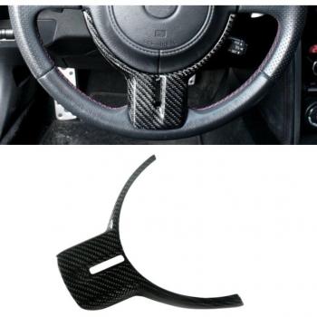 Real Carbon Fiber Steering Wheel Panel Cover for Toyota GT86 Subaru BRZ