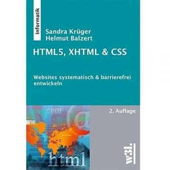 Helmut Balzert Html5, Xhtml & Css, 2. Auflage