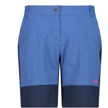 CMP Damen 4-Wege-Stretch Shorts hellblau/dunkelblau