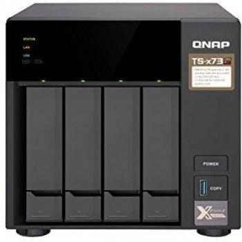 QNAP TS‑473‑8G 4‑Bay Home/Office NAS, 24 TB Storage