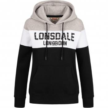Felpa Lonsdale Penbryn con Cappuccio – Donna, Grigio