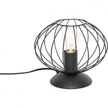 Lampe de table noire QAZQA Margarita