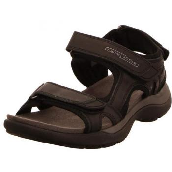 Camel active Herren Explorer 11 Riemchensandalen, Schwarz, Größe 49 EU