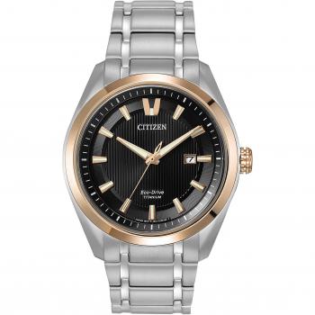 AW1247-58E Titanium Men's Analog Watch