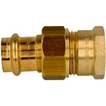 Union de Raccordation 22 mm x 1 – Pressfitting Fonte Rouge, Contour V