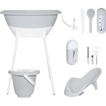 Set di cura e bagnetto Luma® Babycare Light Grey